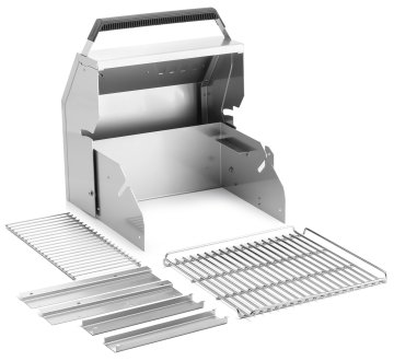 Thüros Schwenkhaube für T3 / T30 (Grillfläche 42 x 42 cm) inkl. Rostauflage &amp; Warmhalterost