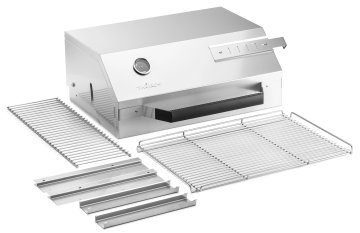 Thüros Schwenkhaube für T4 / T40 (Grillfläche 40 x 60 cm) inkl. Rostauflage &amp; Warmhalterost