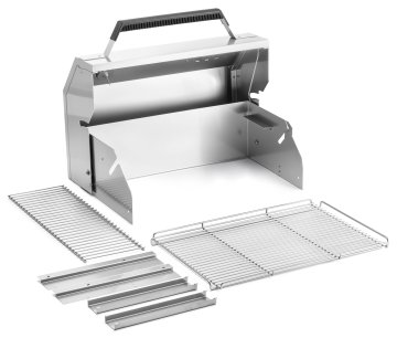 Thüros Schwenkhaube für T4 / T40 (Grillfläche 40 x 60 cm) inkl. Rostauflage &amp; Warmhalterost