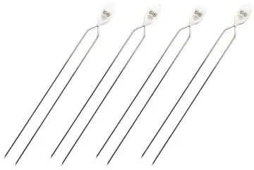 Grillfürst Edelstahl Grillspieße 35 cm 4er Set - VfB Stuttgart Edition