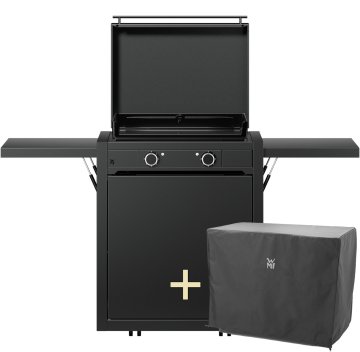 WMF Elektro Plancha Grill - Edition One, 60 cm - inkl. Planchawagen, Planchadeckel und Abdeckhaube