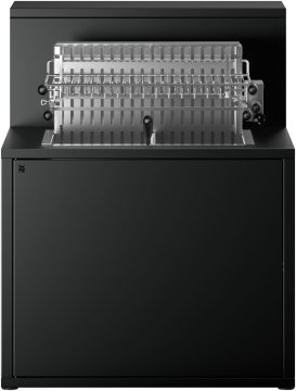 WMF Outdoor Küche Grillmodul - mit Holzkohlegrill inkl. Drehspießset mit Motor, Schaschlikspießen und Edelstahlrost
