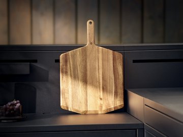 WMF Pizzaiolo Pro Pizza Servier- und Schneidebrett aus Akazienholz