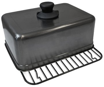 WMF Plancha Grillrost Set 2-teilig - mit Garhaube und Grillrost