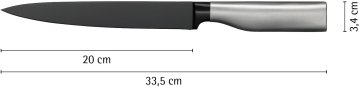 WMF Ultimate Black Fleischmesser, 20 cm Klinge