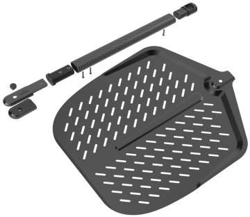 Witt Pizzaschieber Aluminium mit abnehmbarem Carbongriff / 36 cm - BLACK EDITION