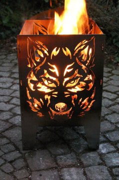 SvenskaV Feuerkorb Wolf L