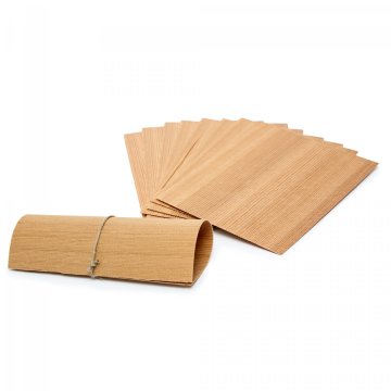 Axtschlag Grillpapier / Wood Papers Western Red Cedar - 19 x 15 cm /  8er Pack