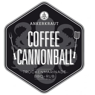 Ankerkraut Coffee Cannonball, BBQ-Rub, 200 g Streuer