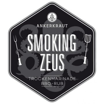 Ankerkraut Smoking Zeus, BBQ-Rub, 200 g Streuer