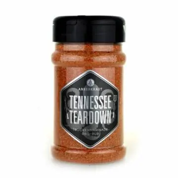 Ankerkraut Tennessee Teardown, BBQ-Rub, 200 g Streuer