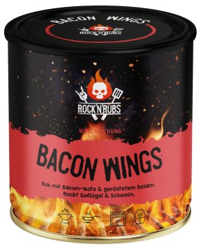 Rock'n Rubs - Bacon Wings BBQ Rub - 180 g Dose