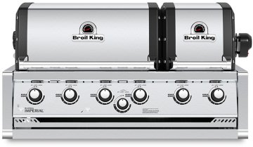 Broil King Imperial S670 XL PRO Einbaugrill mit Drehspieß - Modell 2025