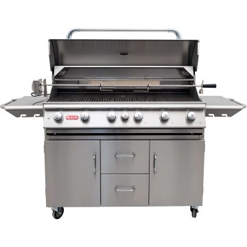 BULL Diablo - Gasgrill mit Infrarot Backburner und Rotisserie