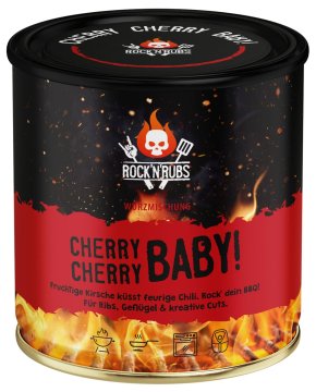 Rock'n Rubs - Cherry Cherry Baby BBQ Rub - 180 g Dose