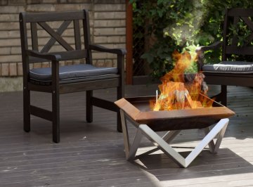 SvenskaV Design Feuerschale Gilge XXL - Ø 63 cm - Rohstahl