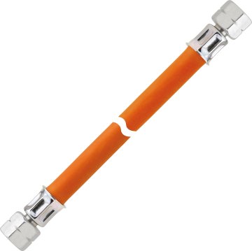 GOK Gasschlauch 150 cm / Mitteldruck /  Gummi / beidseitig 1/4 Zoll Linksgewinde