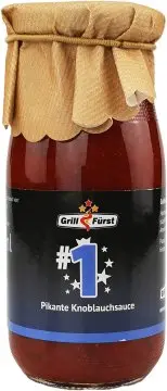 Grillfürst BBQ Sauce No. #1, die pikante Knoblauch Sauce