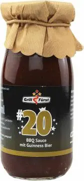 Grillfürst BBQ Sauce No. #20, die BBQ Sauce mit Guinness Bier