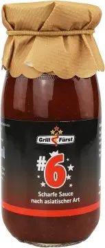 Grillfürst BBQ Sauce No. #6, die scharfe Sauce nach asiatischer Art