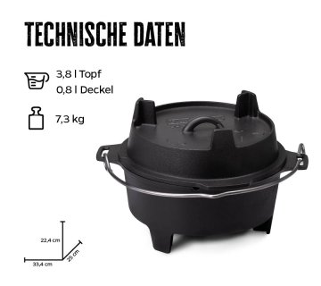 Grillfürst Dutch Oven BBQ Edition DO4
