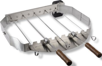 Moesta Turnado – elektrischer Spießdreher mit 230V Motor – für 57 cm + 60 cm Kugelgrills