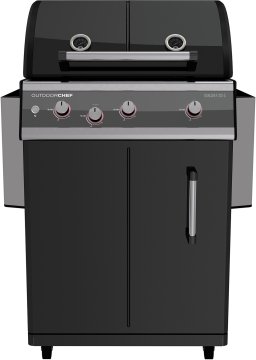 Outdoorchef Dualchef 325 G Gasgrill mit Seitenkocher