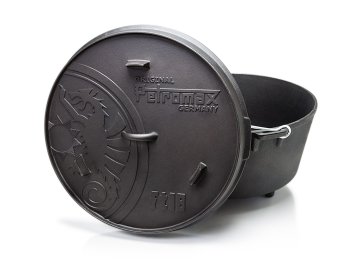 Petromax Dutch Oven ft18 - mit Füssen, 16,1 L