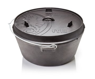 Petromax Dutch Oven ft18-t - ohne Füsse, 16,1 L