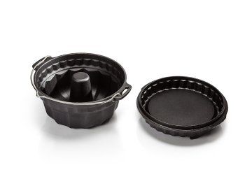Petromax Gugelhupfform mit Tortenboden-Deckel