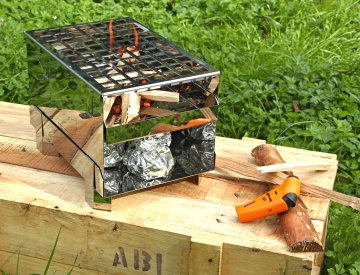 Petromax Ofenhalterung für Steckherd / Feuerbox fb1 &amp; fb2 (4 Stück)