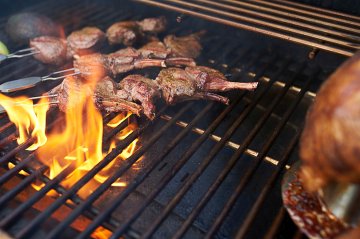 Rösle Edelstahl Grillspieße 33 cm - 4er Set Doppelspieße