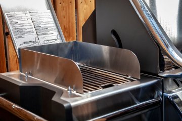 Grillfürst magnetischer Windschutz / Spritzschutz für Infrarotbrenner und Seitenkocher