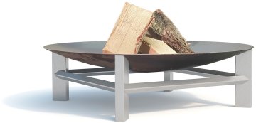 SvenskaV Design Feuerschale Alpha XXL - Ø 58 cm - Edelstahl