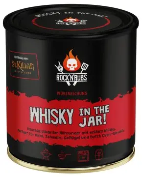Rock'n Rubs - Whisky in the Jar - BBQ Rub 140 g Dose