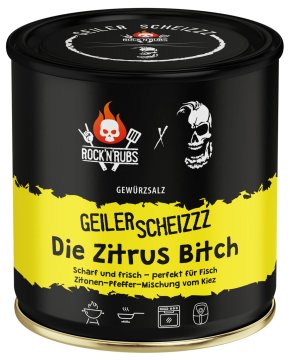 Rock'n Rubs - Geiler Scheizzz - Die Zitrus Bitch - BBQ Rub 170 g Dose