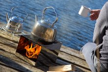 Tee kochen mit dem Petromax Steckherd / Feuerbox fb2 Tee kochen mit dem Petromax Steckherd / Feuerbox fb2