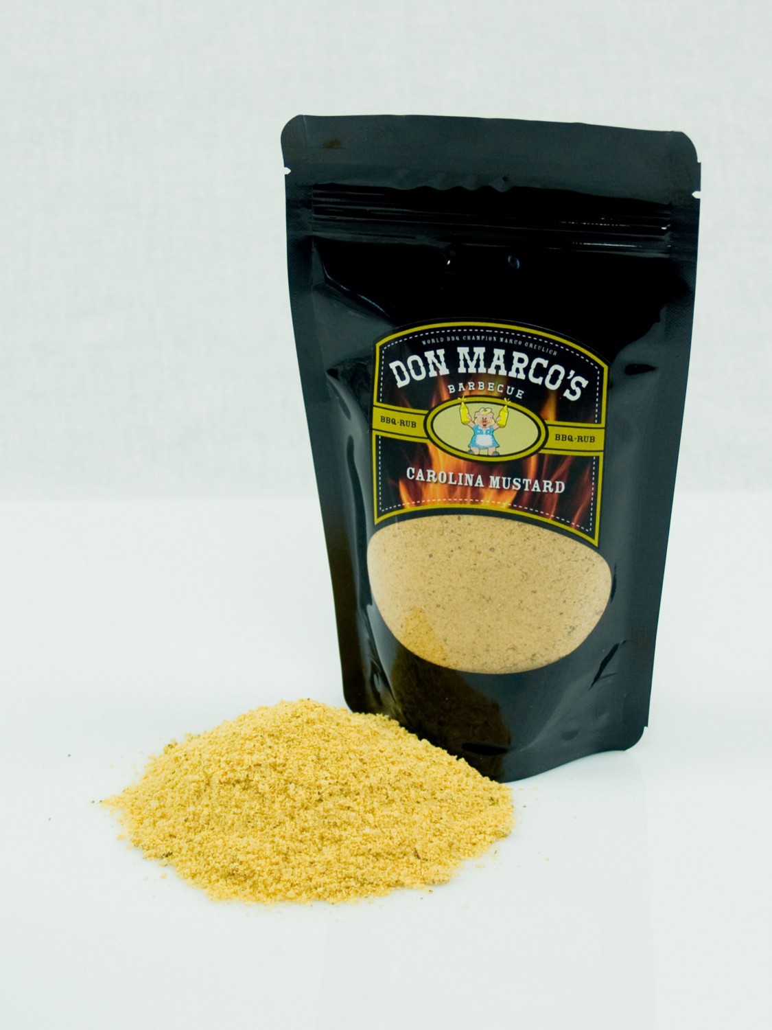 Don Marco´s Dry Rub Carolina Mustard Gewürzmischung Auf Senfbasis Für