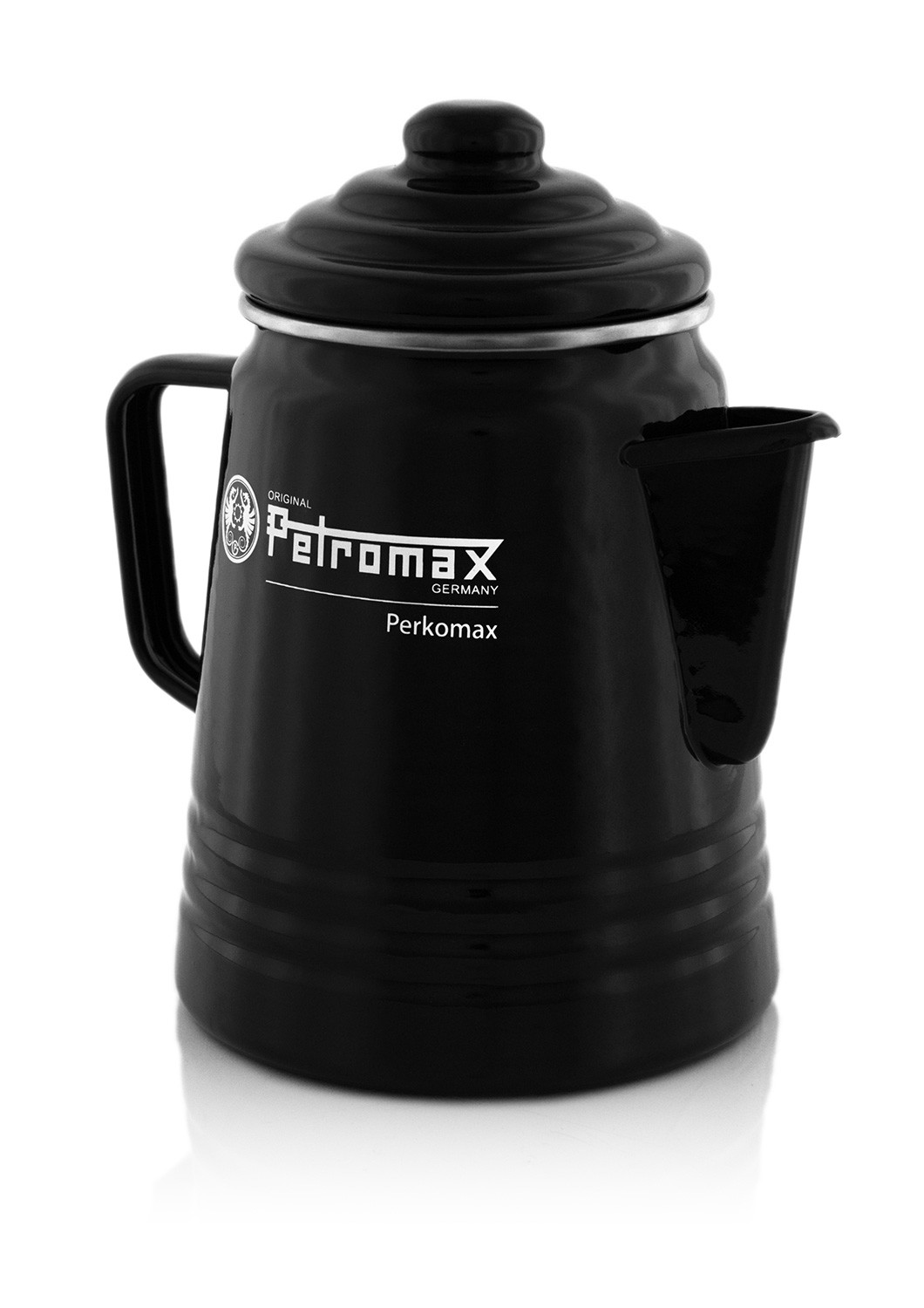 Petromax Perkolator per-9-s Kaffee Tee Kanne Kocher Lagerfeuer Camping weiß