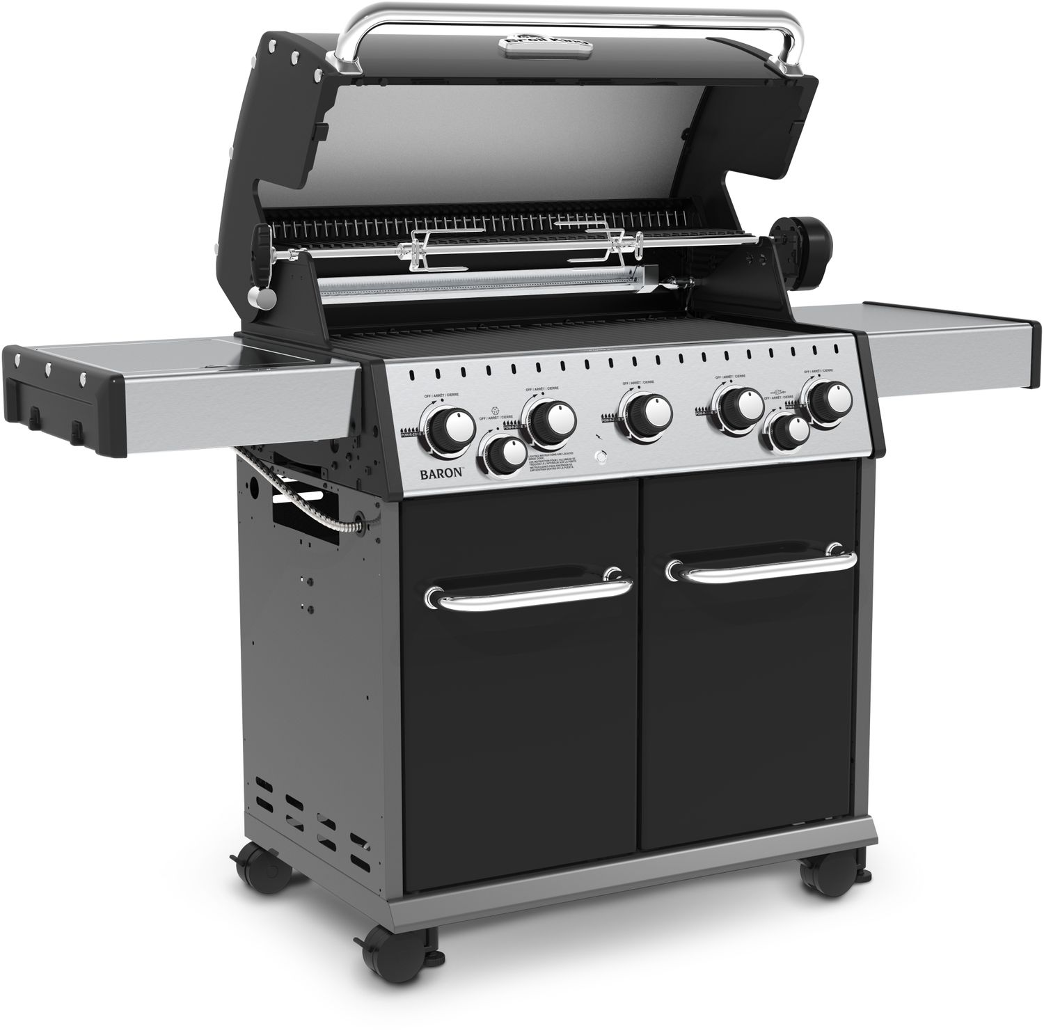 Broil King Baron 590 Black inkl. Drehspieß + Motor