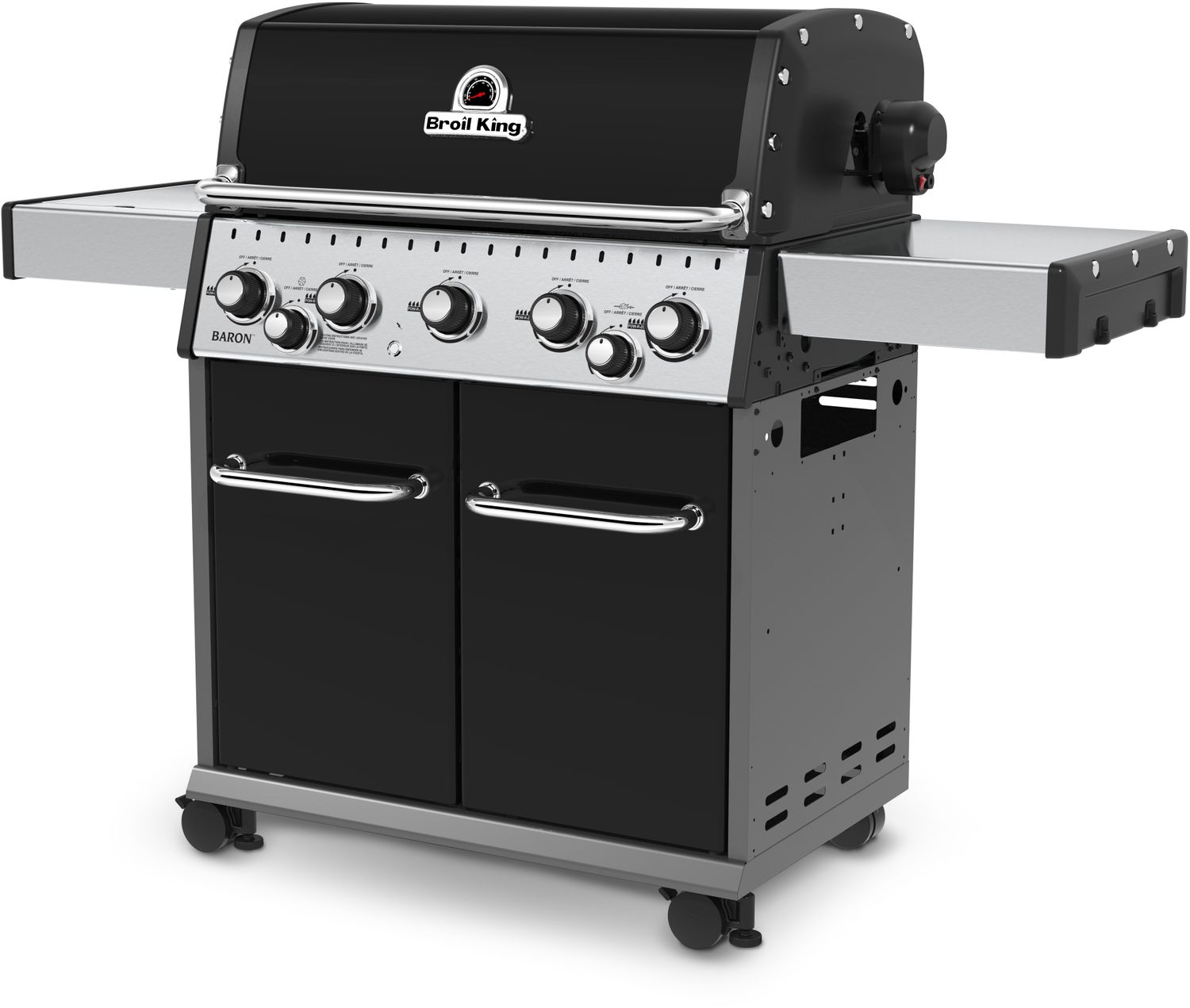 Broil King Baron 590 Black inkl. Drehspieß + Motor