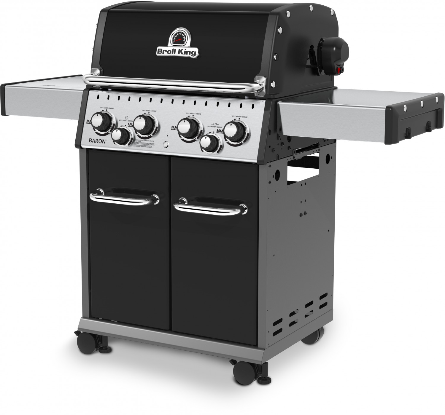 Broil King Baron 490 Black inkl. Drehspieß + Motor