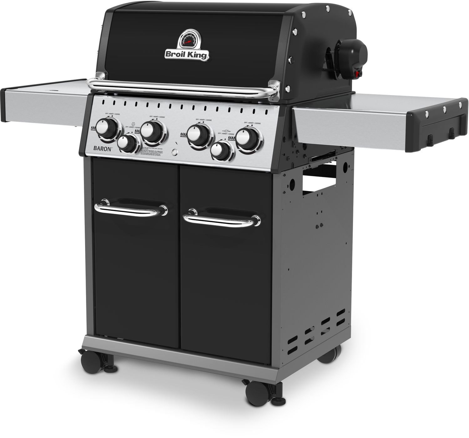Broil King Baron 490 Black inkl. Drehspieß + Motor Broil King Baron 490 Black inkl. Drehspieß + Motor