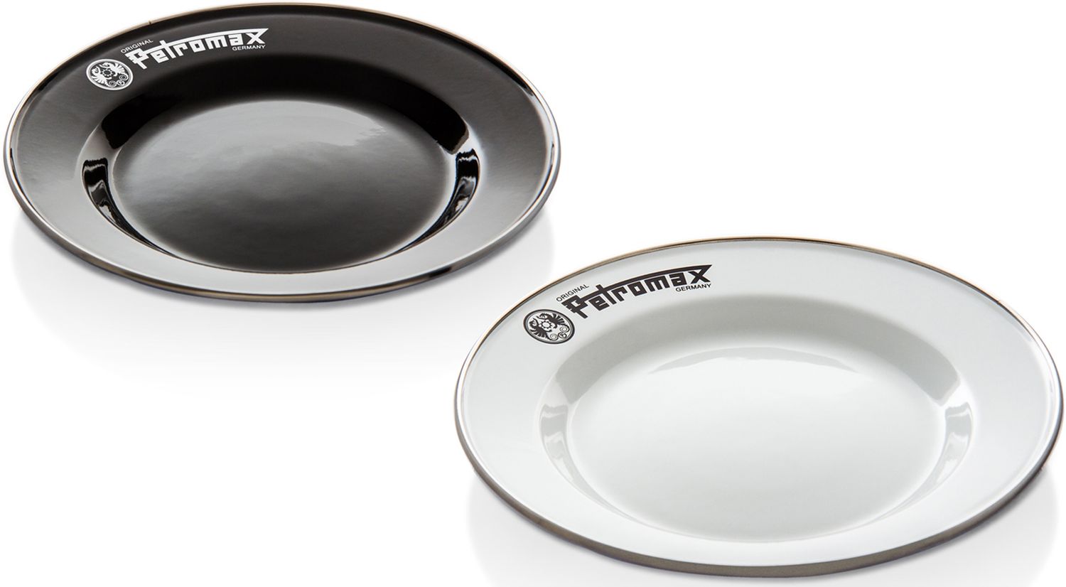 Petromax Black Emaille Camping Teller 2 Stück 