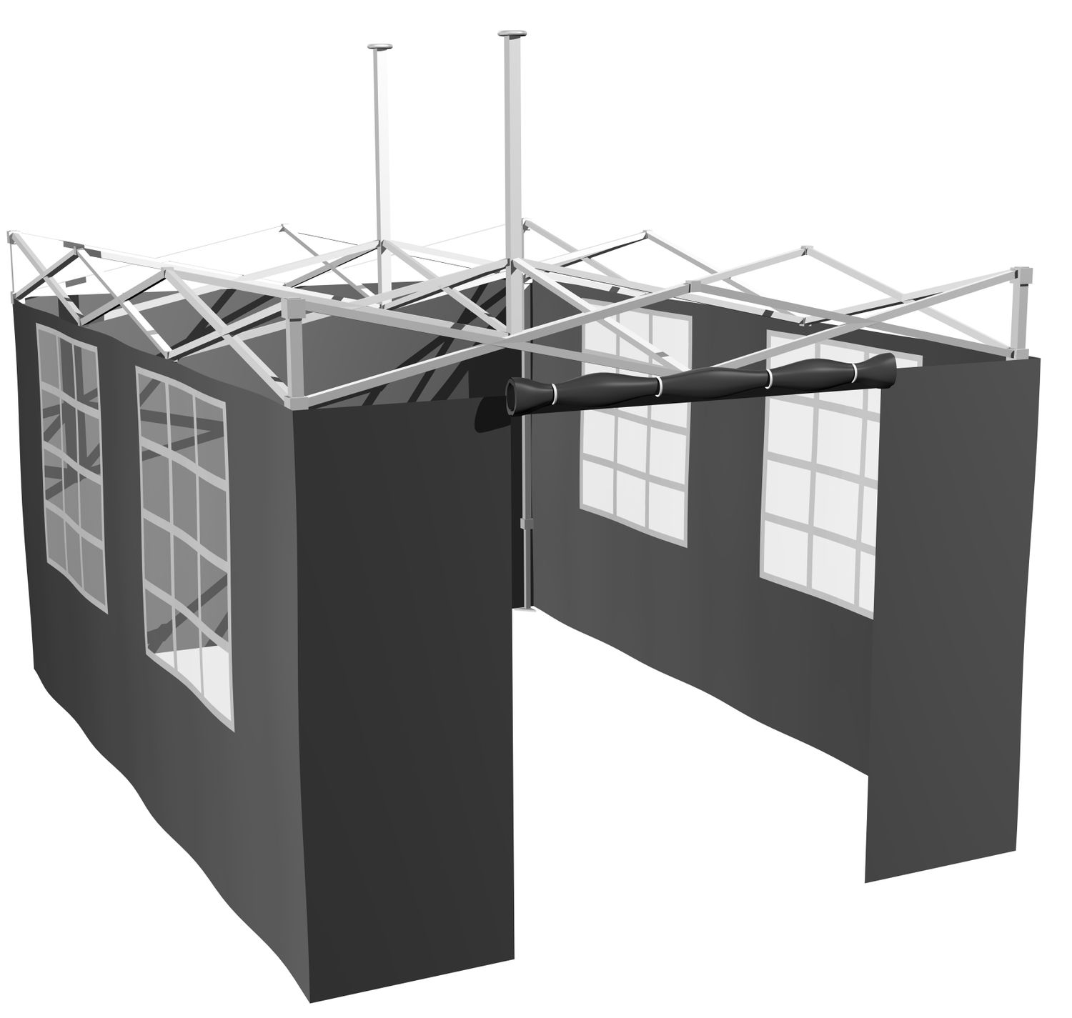 Grillfürst Seitenwände für 4,5 x 3m Grillpavillon ...