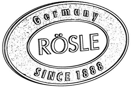 Rösle Ersatzteil: Logo Plakette inkl. Schraubensatz für Kugelgrill No.1 F60  Air