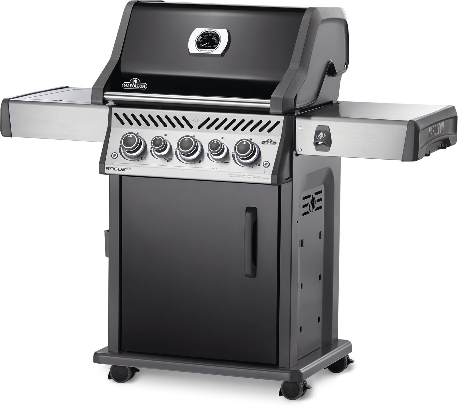 Napoleon Rogue SE 425 schwarz mit Sizzle Zone und Infrarot Heckbrenner