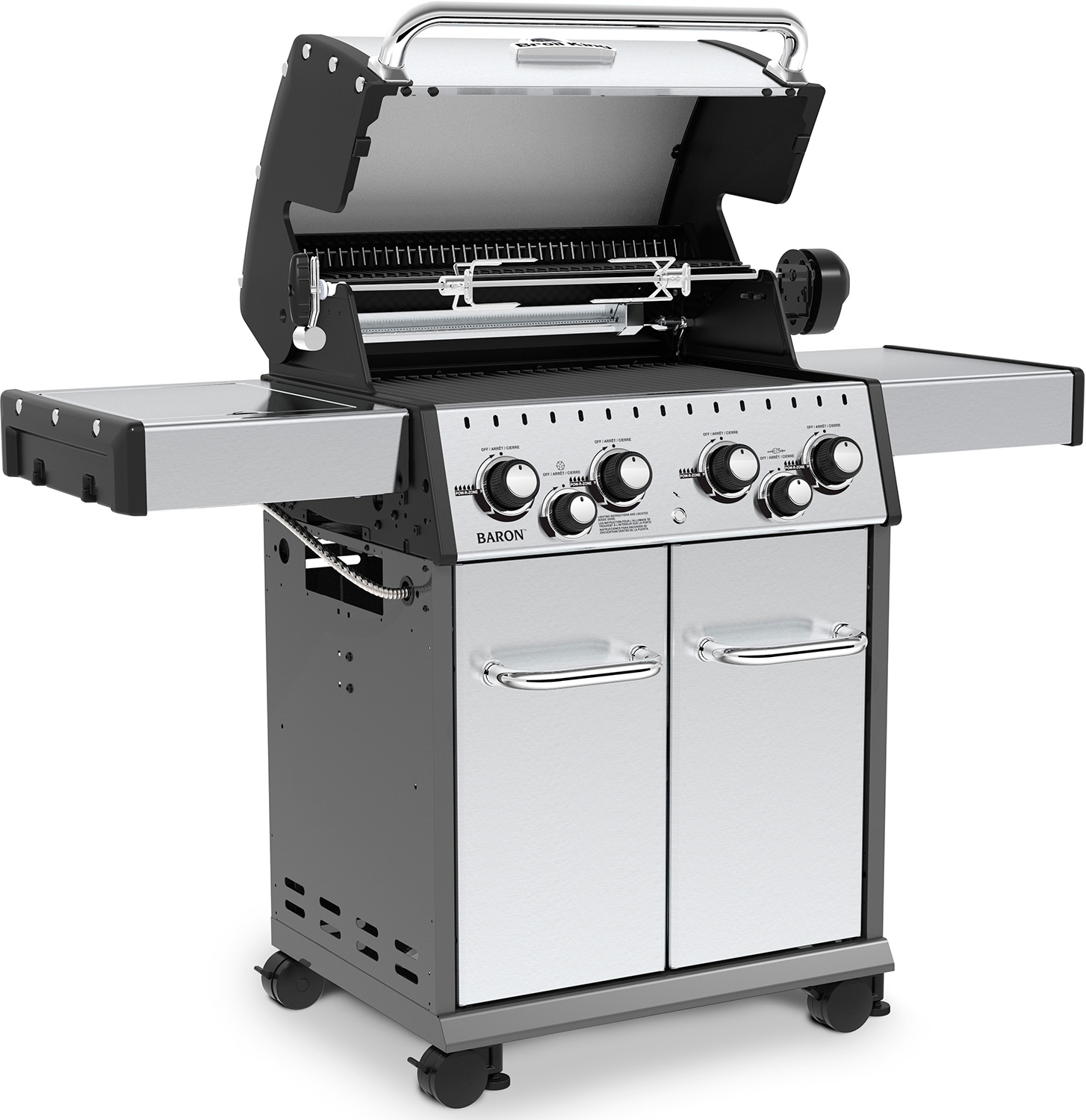 Broil King Baron S490 IR Modell 2020 inkl. Drehspieß + Motor