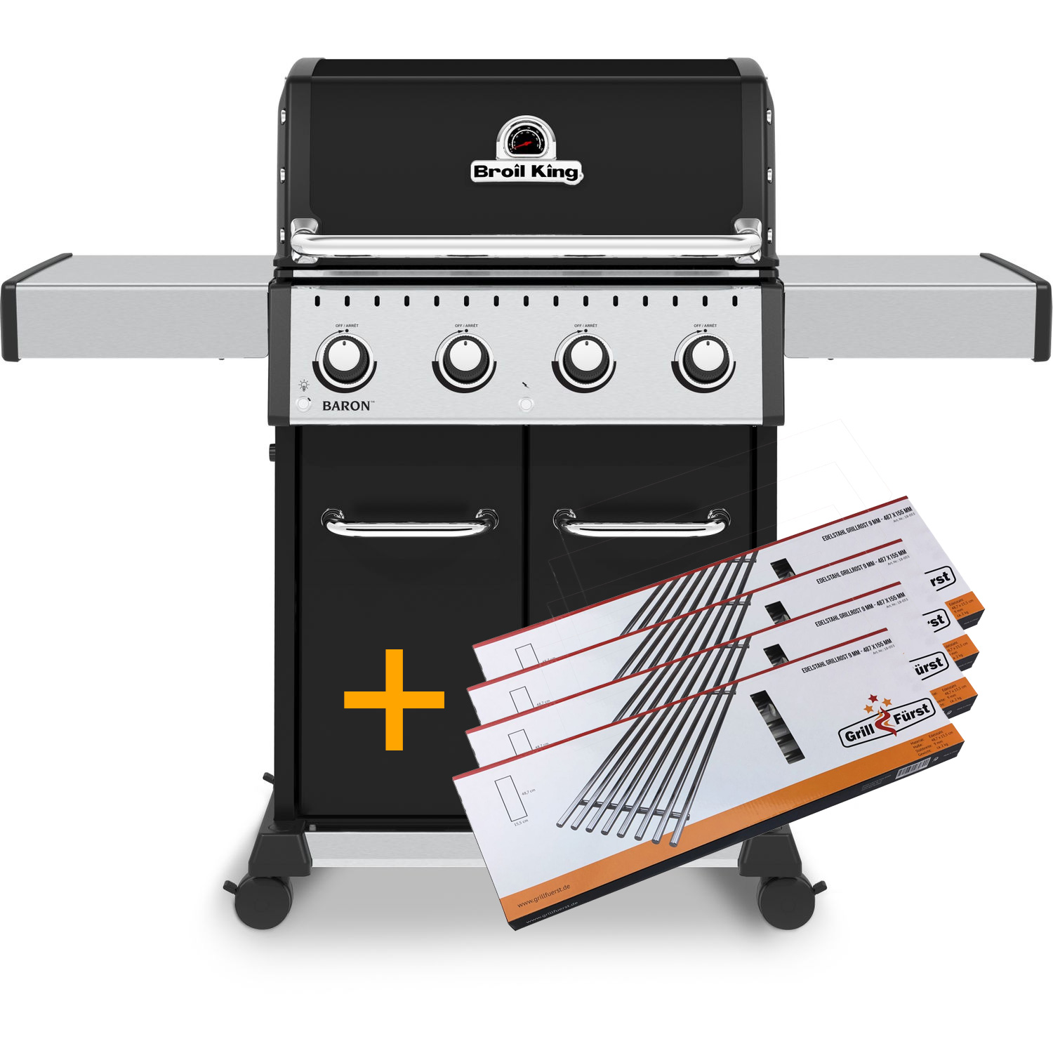 Broil King Baron 420 Black Gasgrill Modell 2021 Grillfürst Deal mit