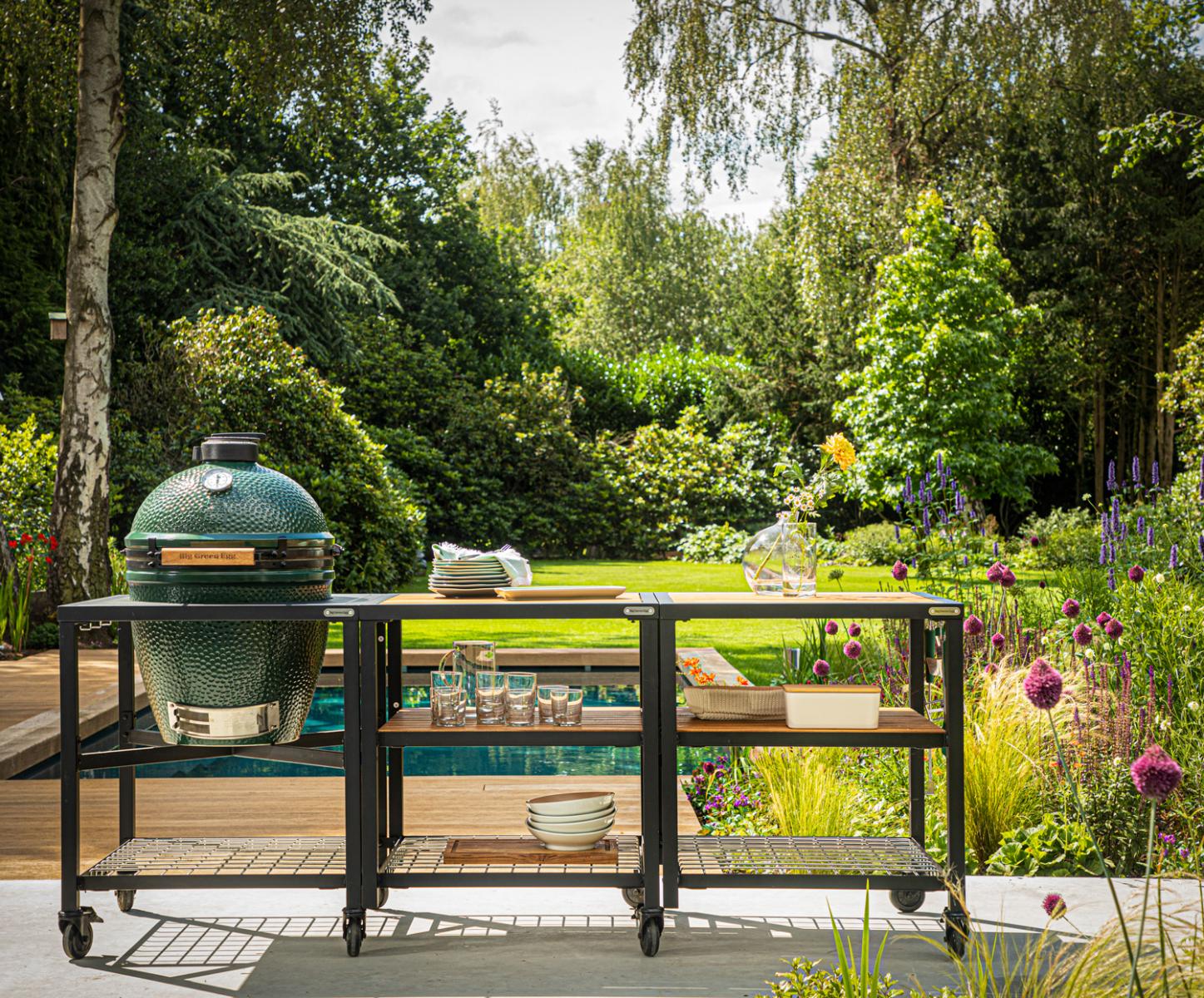 Big Green Egg Outdoor Küchen Module Untergestelle, Erweiterungsmodule